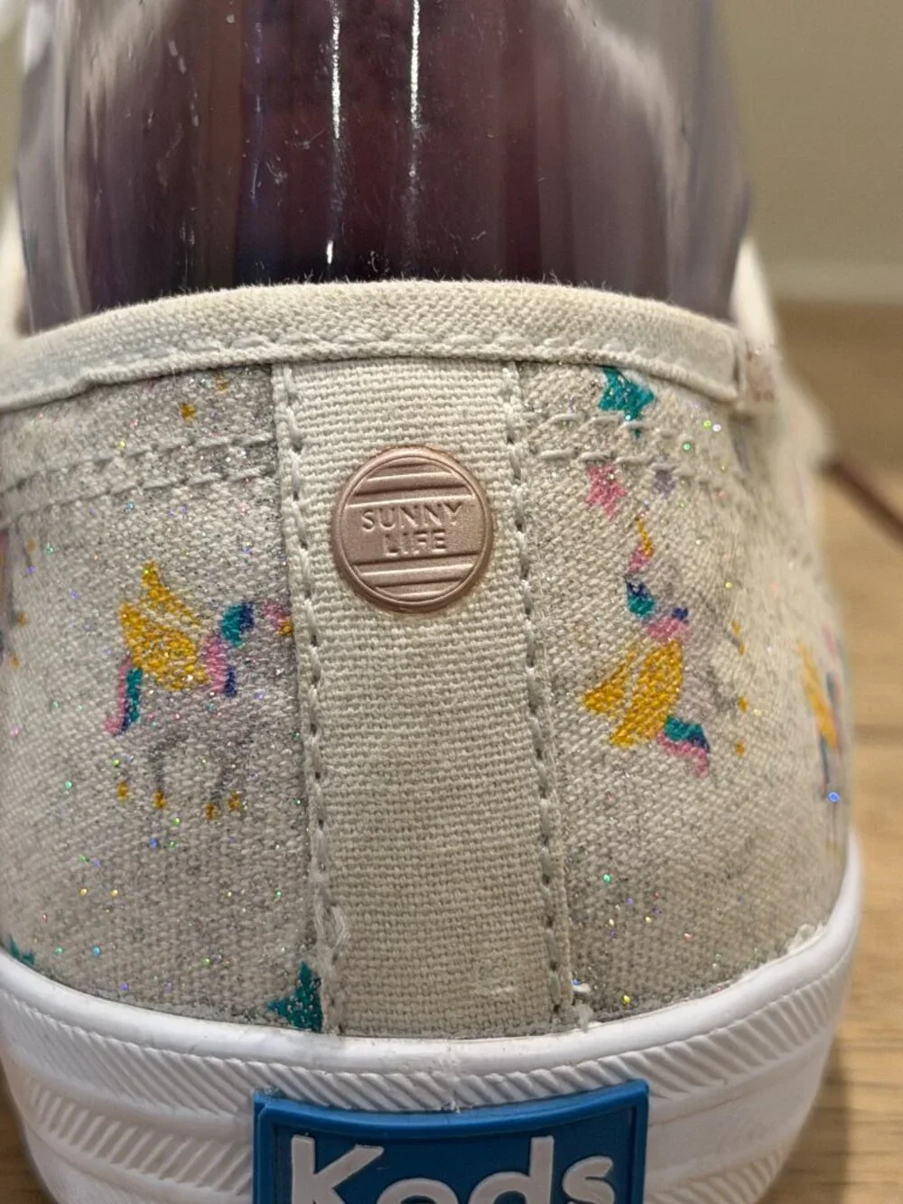Keds x Sunnylife Champion Floral Print Sneakers White Pink Size 6